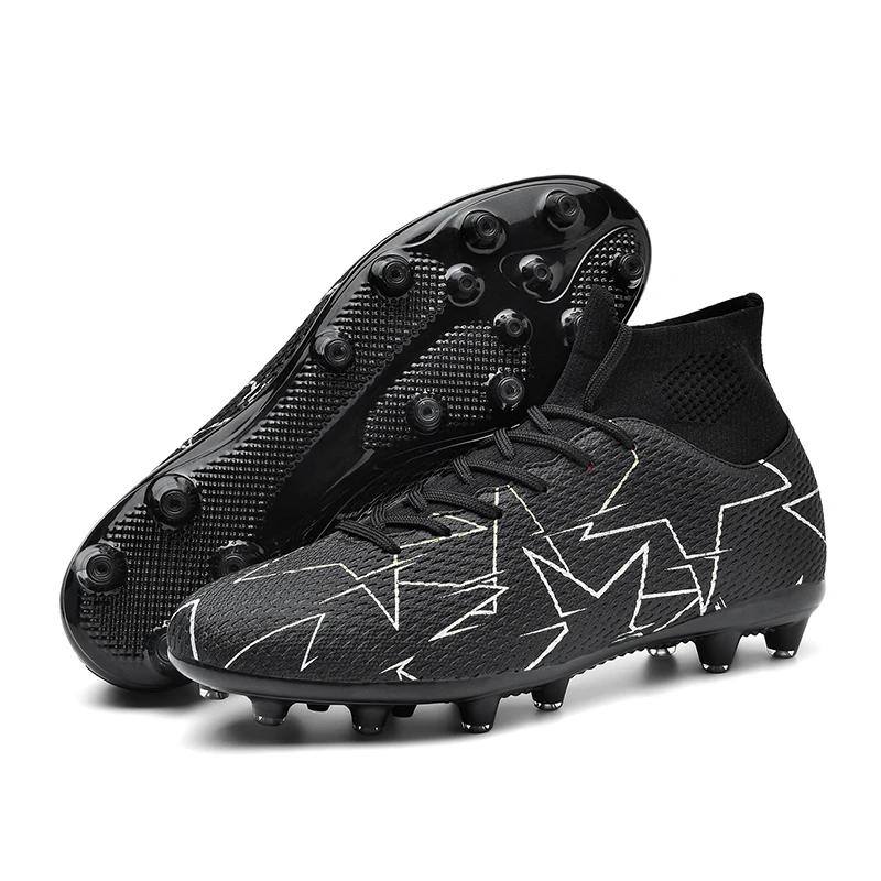 

2025 Football Shoes Men Football Boots, Soccer Shoes, Ultralight FG/TF Soccer Cleats, Anti Skid Grass Training Football Boots, 2