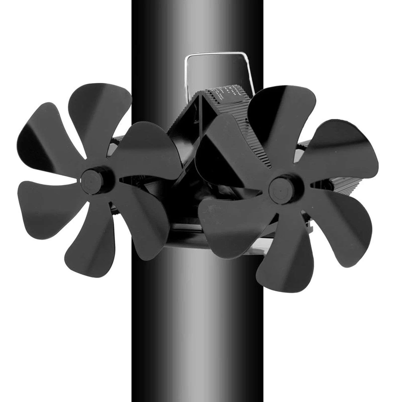 

Термоприводной вентилятор для печи с производительностью 160-200 м³/ч и низкой температурой запуска для равномерного комфорта в помещении