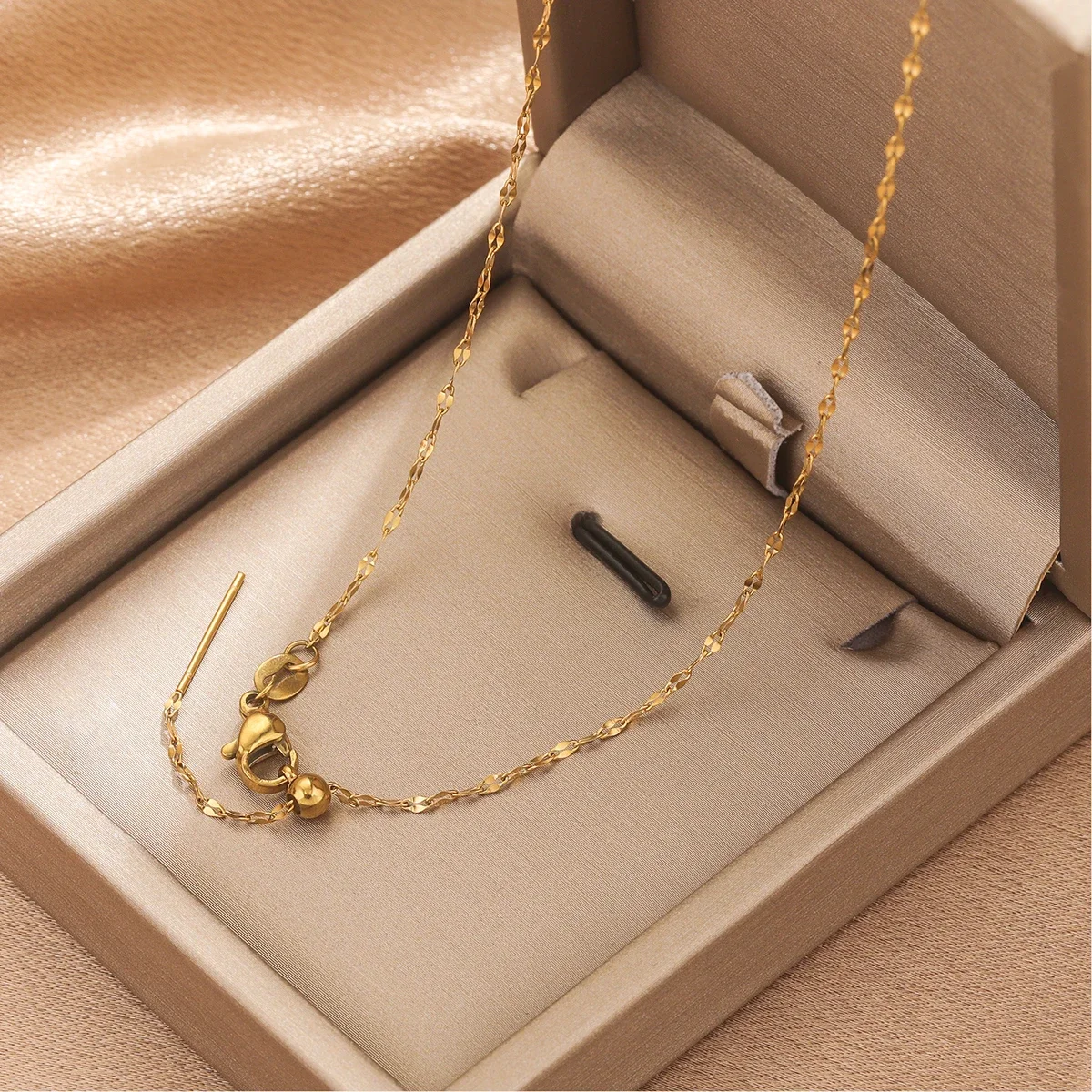 5pcs Adjustable Stainless Steel Chains for DIY Jewellery