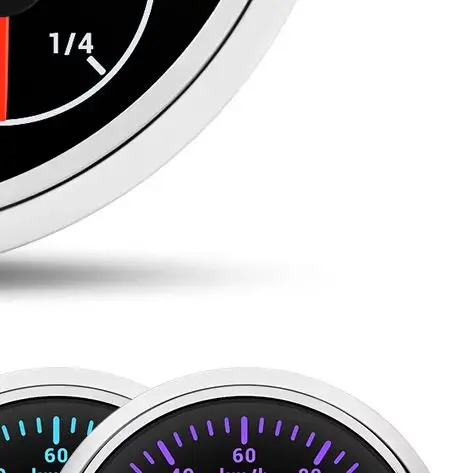 

110mm GPS Speedometer Tachometer Fuel Level Gauge Voltage 3 in 1 Gauge 120/200 KMH/MPH Speed Meter For Marine Boat Car 12V 24V