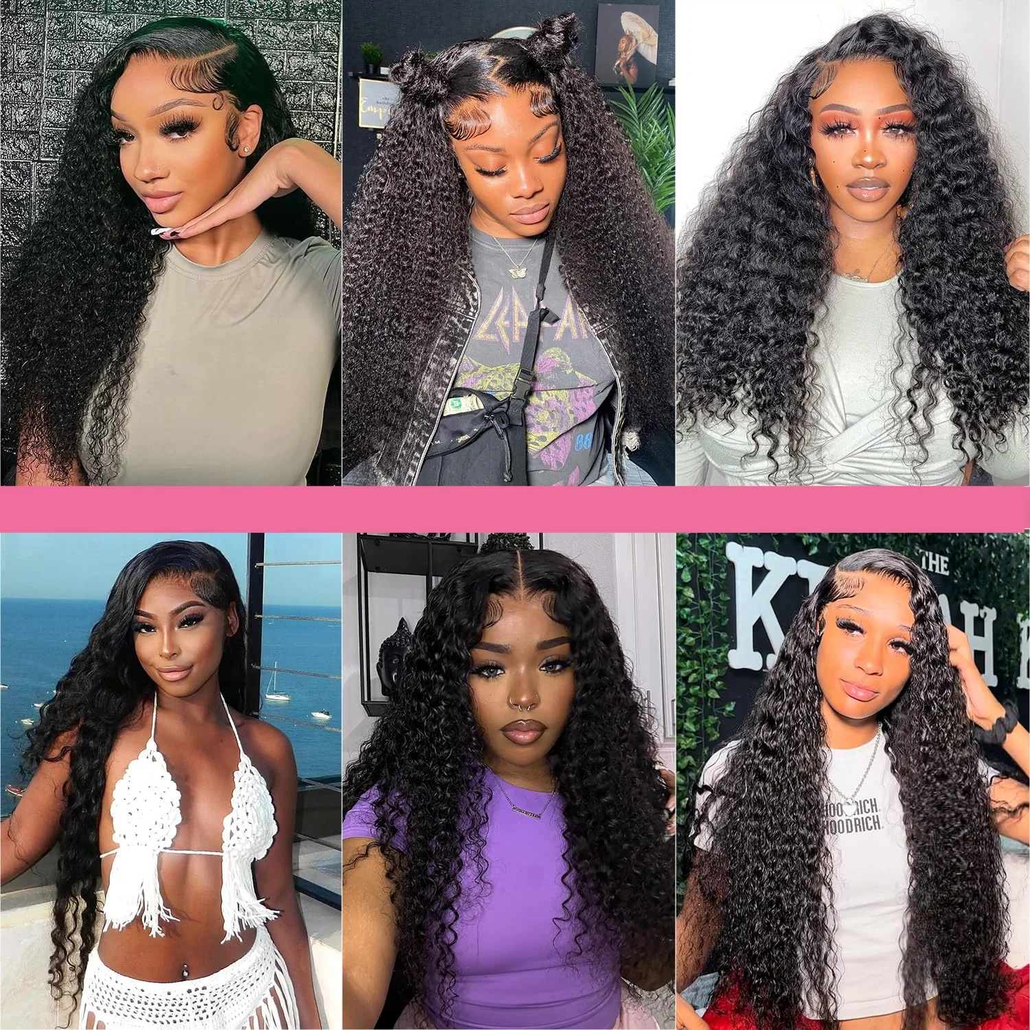 250 الكثافة مجعد 13X6 خصلات الشعر المستعار الإنسان Hd الدانتيل الباروكة الأمامية موجة المياه 100% ريال البرازيلي قبل قطعها خصلات الشعر المستعار الإنسان للنساء