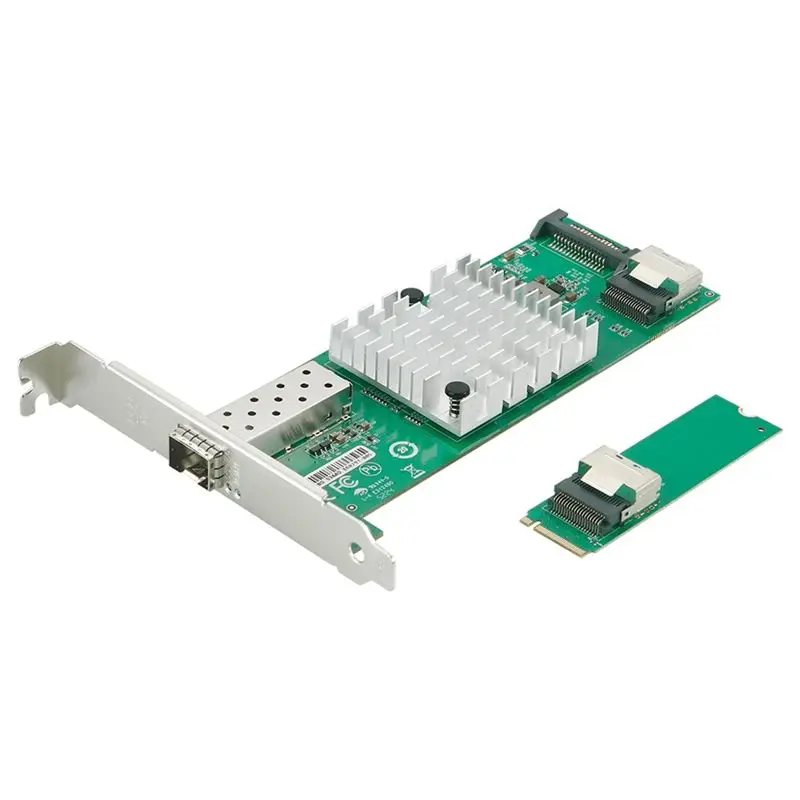 Delicate Texture-M Key10gbe Ethernet Adapter JL82599EN Chip M. 2 To Single Port 10G SFP+ Fiber Optic Network Card X520-DA1