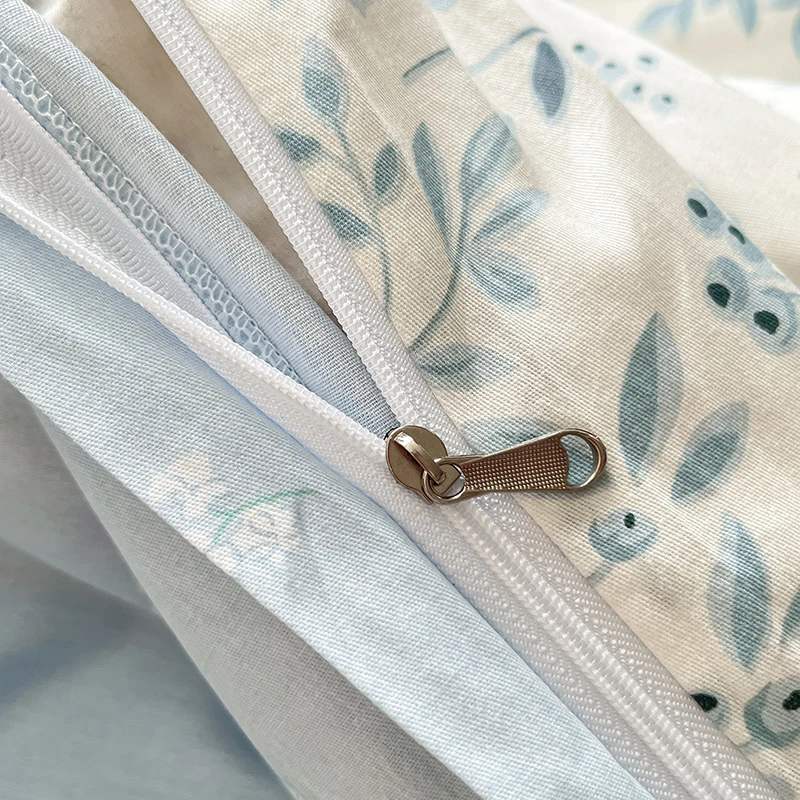 ربيع جديد 2026 أغطية لحاف زهور مطبوعة بالكامل من القطن أغطية مفروشات صديقة للبشرة وقابلة للتنفس 160X210 220X240 بدون كيس وسادة