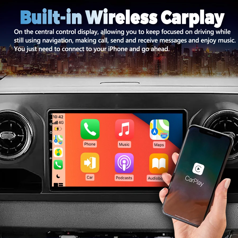 GPS di navigazione multimediale con schermo Android da 9 pollici per Mercedes 2016-2022 Benz Sprinter W906 Android Auto Carplay GPS autoradio