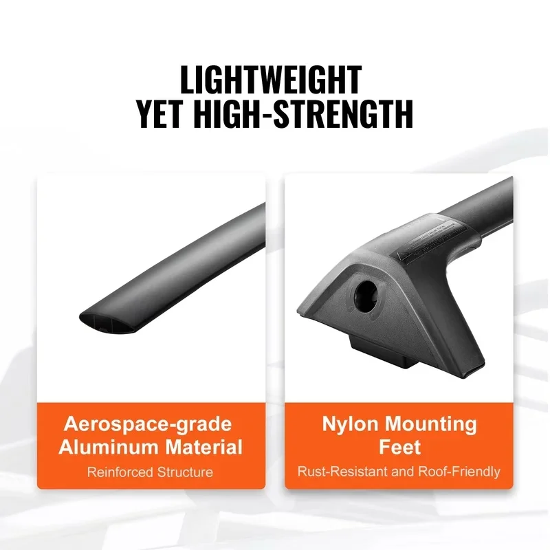 Hot Selling Aluminum Roof Bars Fit 2019-2025 Kayak Bike Cargo