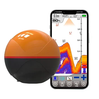 Sonar fish detector wireless sonar fishing luya mobile phone visual underwater probe to see fish