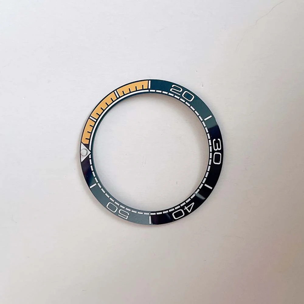 38mm Two Color Aluminum Bezel Insert Watch Face Watch Replacement Accessories