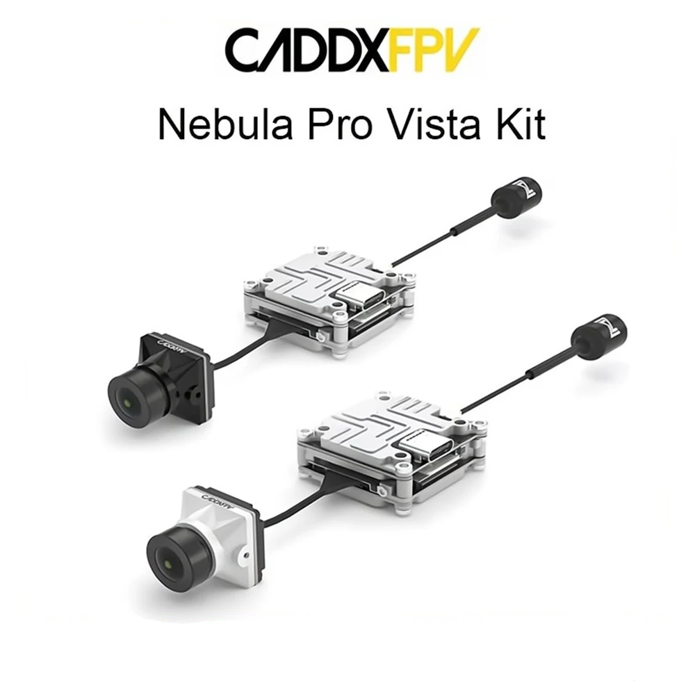 

Caddx Nebula Pro Vista Kit Cameras 720p/120fps HD Digital 5.8GHz FPV Transmitter 2.1mm FOV 150 Degree FPV Camera for FPV Drone