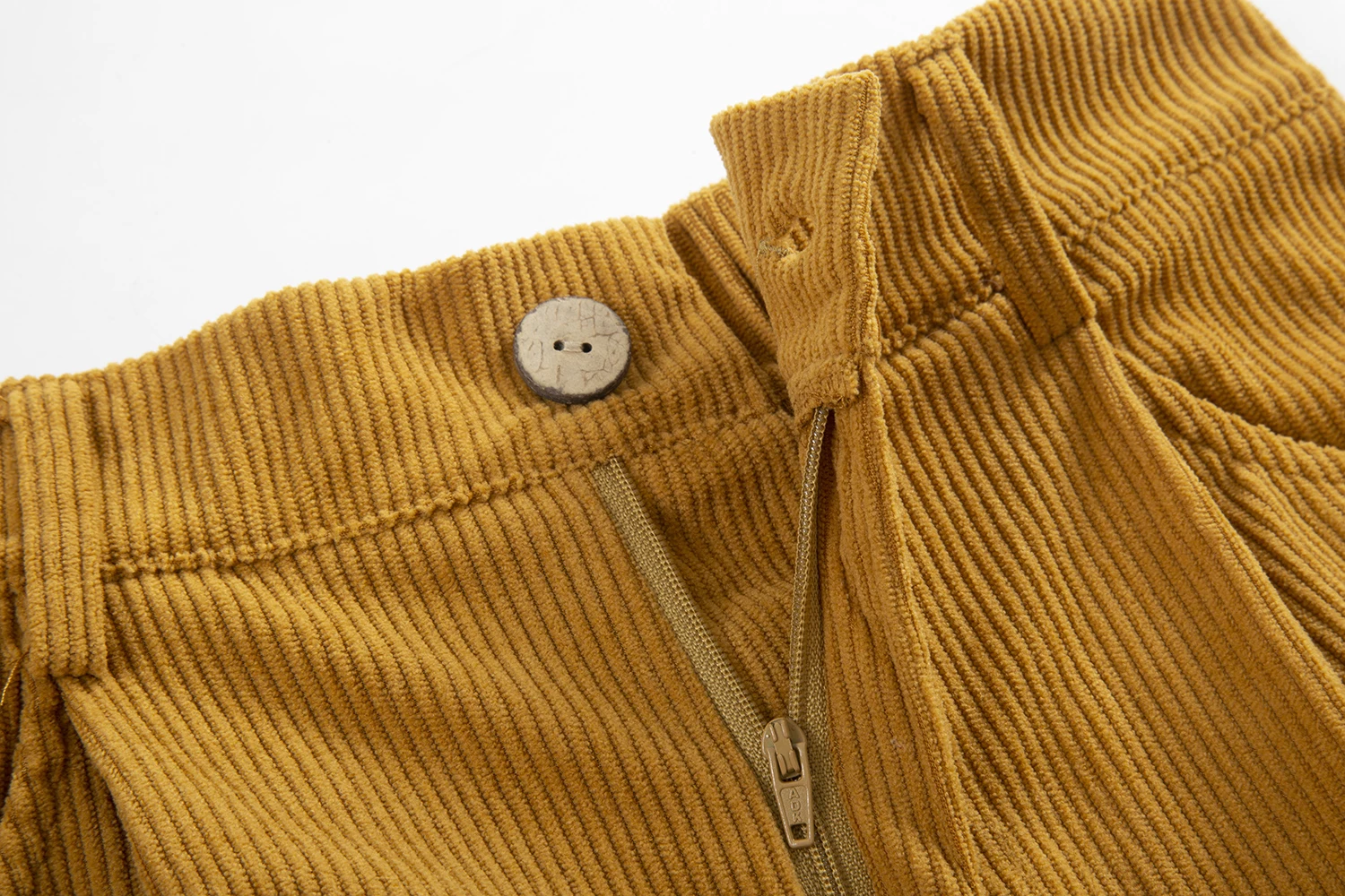 กางเกงขายาวทรงตรงเอวสูงผ้าลูกฟูกสไตล์เรโทรสำหรับผู้หญิง ฤดูใบไม้ผลิ ฤดูใบไม้ร่วง แฟชั่นเกาหลี ทรงหลวม สวมใส่ได้กับทุกชุด สีดำ