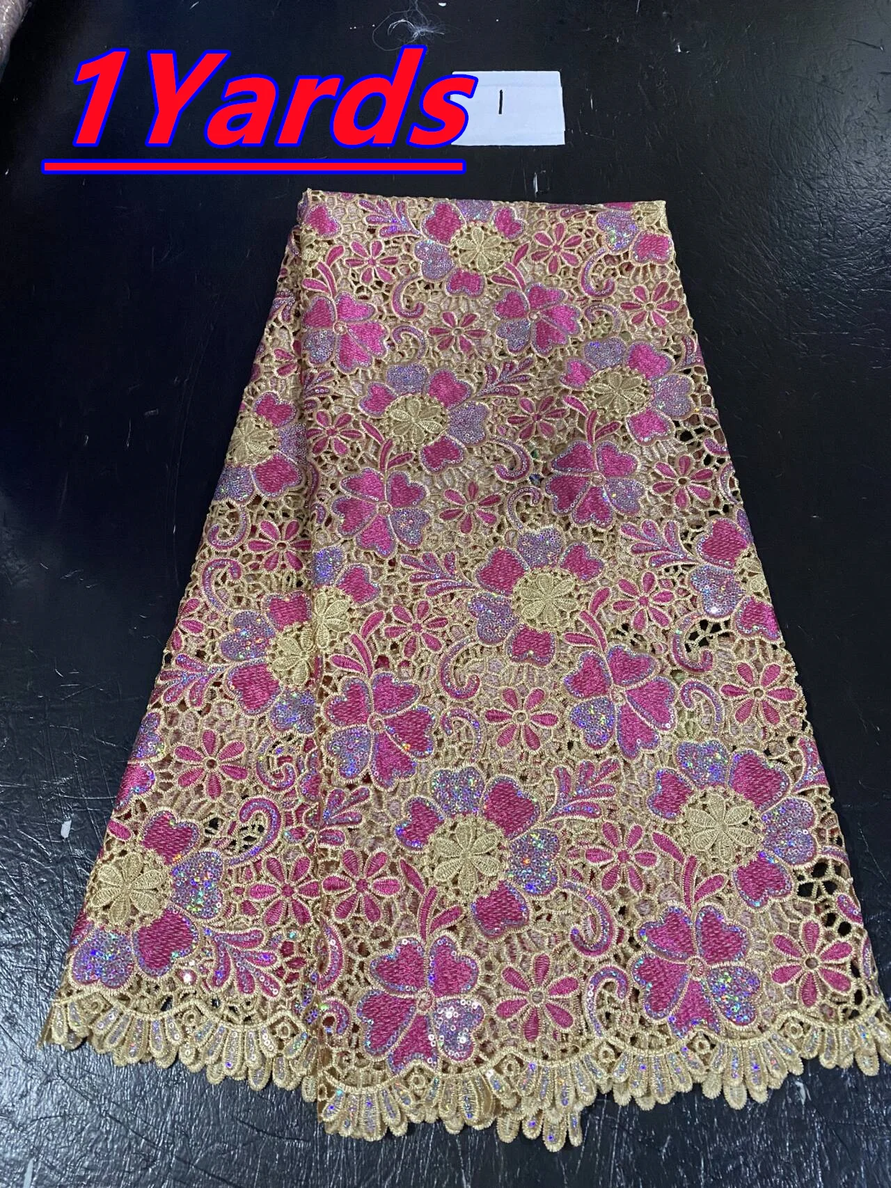 African Sequins Lace Fabrics Fashion Nigerian Embroidery Beaded Tulle Lace Fabric High Quality For Sewing Cloth Party Dress view 6