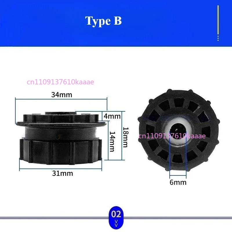 

1Pc for Panasonic Midea Air Conditioner Inner Unit Cross-flow Fan Bearing Fan Wheel Seat Rubber Sleeve