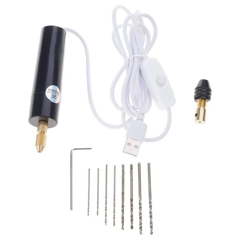 Q2Q4 Professional Engraving Machine 20000RPM Copper Motor ABS Body Includes 8 Accessories Suitable For Detailed Carving Tasks