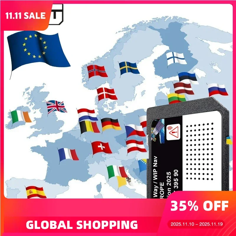 

2025 Navigation SD Card 16GB Upgrade EU Morocco 2025 Maps Sat Nav for Peugeot 207 308 3008 407 508 807 Expert Partner 2198739590