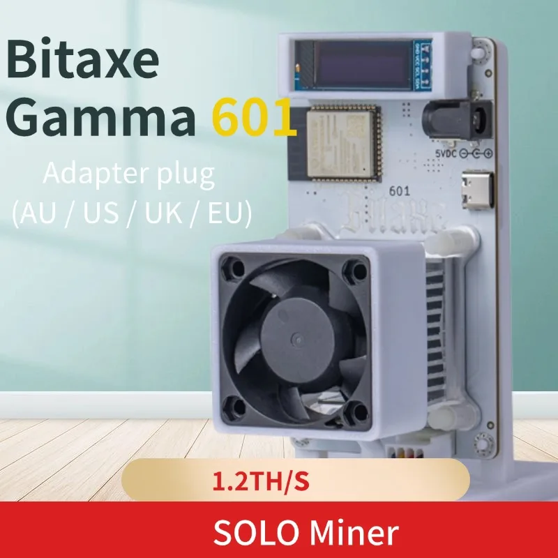 

Bitaxe Gamma 601 1.2TH/s SOLO Miner