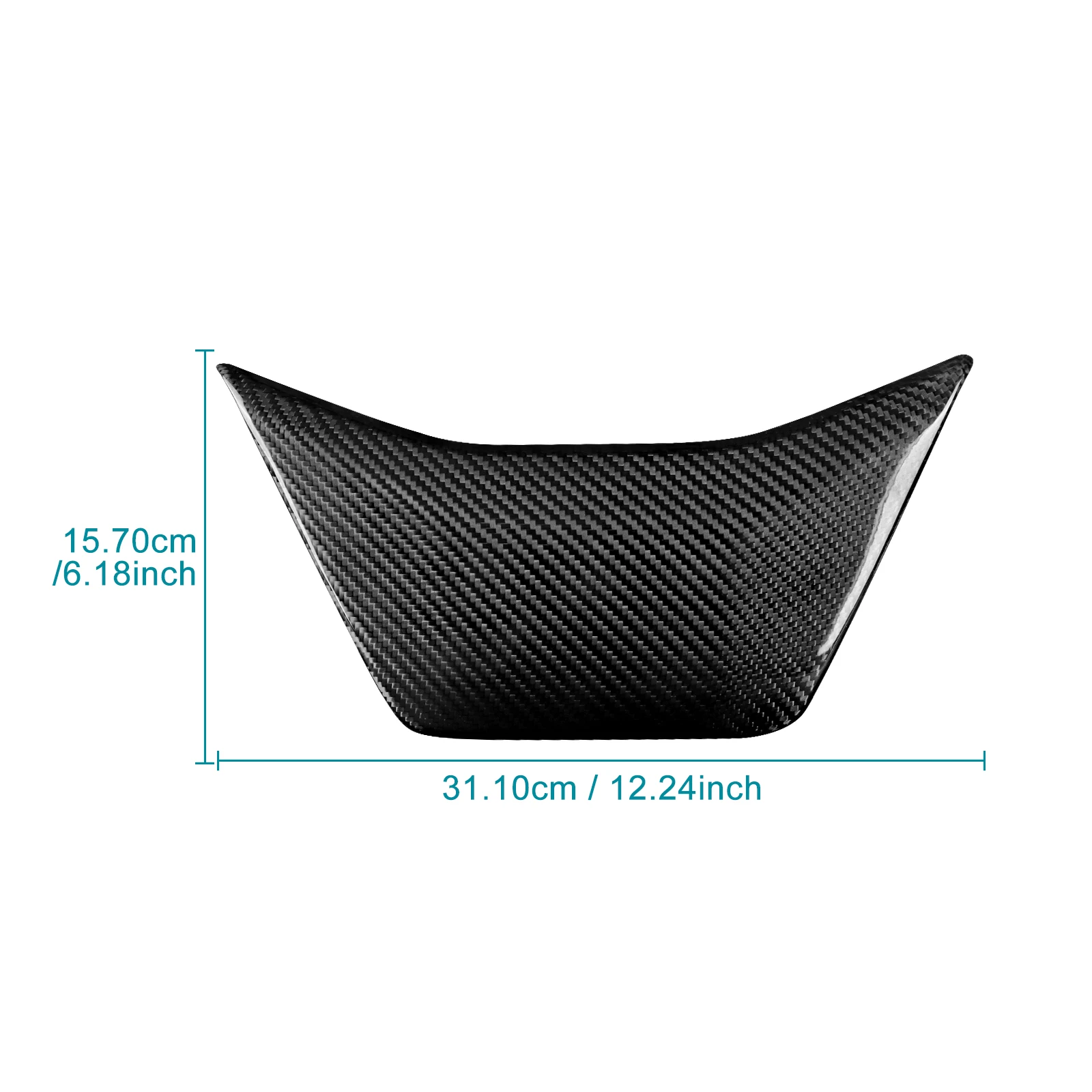 For Chevrolet Corvette C8 2026 2027 Hard Dry Carbon Fiber Dashboard Gauge Speedometer Cover Trim Sticker Wear Resistant Interior