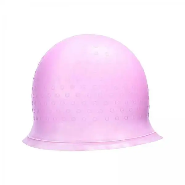 Silicone Hair Coloring Highlight Cap with Hook Protective and Reusable for Salon or Home Hairdressing
