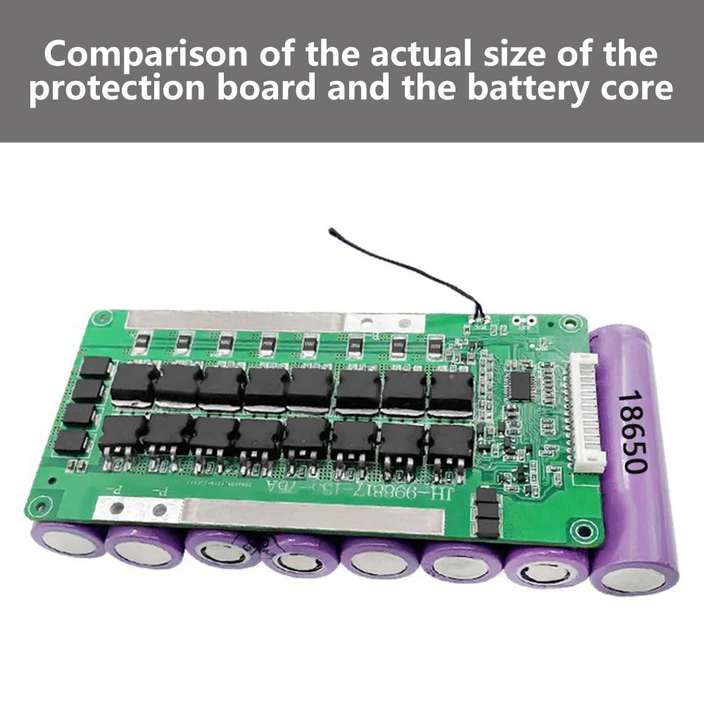 13S BMS 48V 30A/40A/50A/60A/70A Lithium Battery Charger Protection Board with Temperature Control Balance Charger Circuit Board