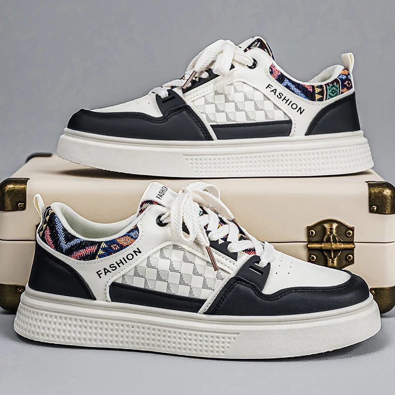 

2026 Men's Casual Sneakers Outdoor Non-slip Breathable Platform Shoes Fashion Soft-soled Student Running Shoes Zapatos De Hombre