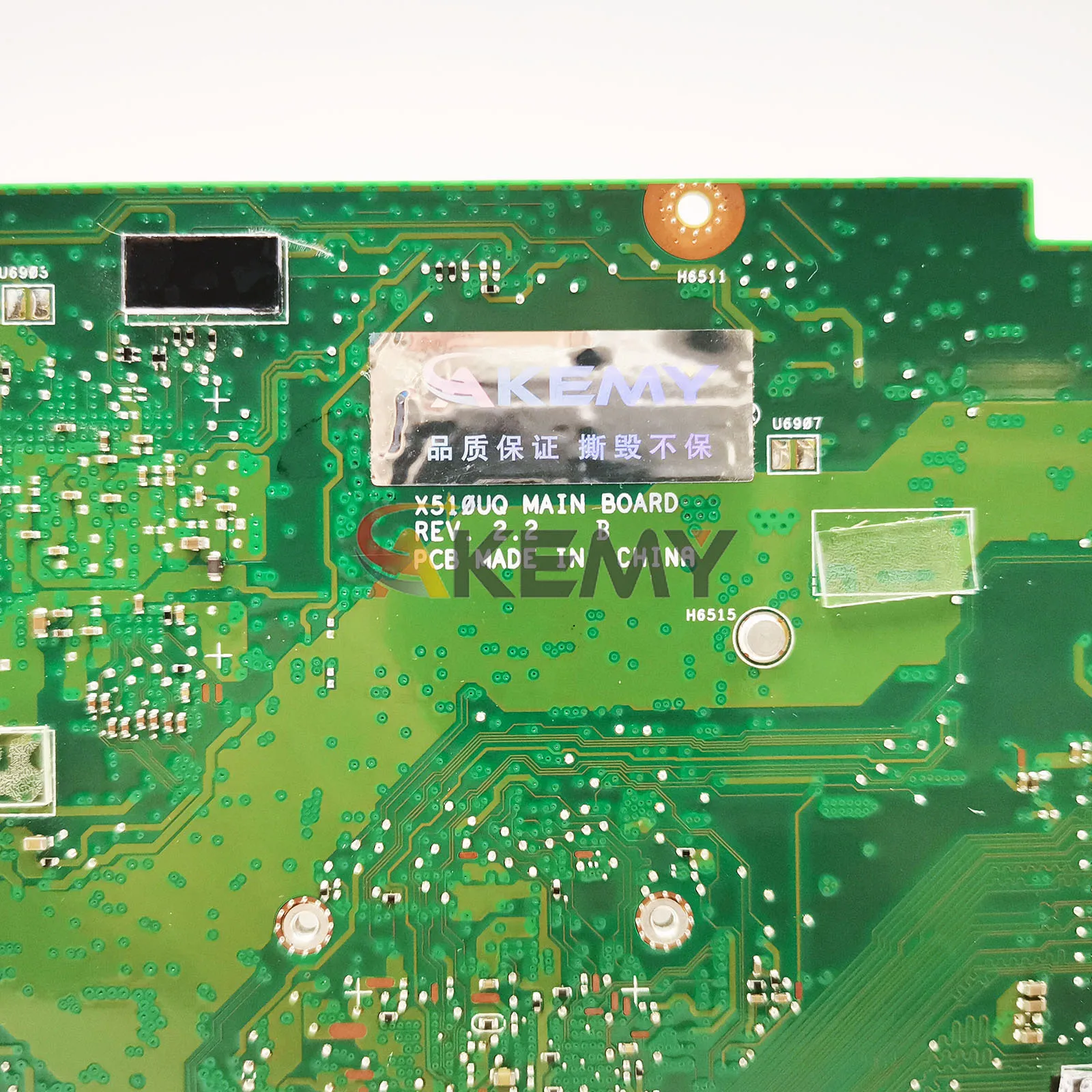 X510UN Laptop Motherboard For ASUS X510UNO X510U S5100U X510URR X510UQR X510UNR X510UR X510UQ S510U A510U Mainboard I3 I5 I7 CPU