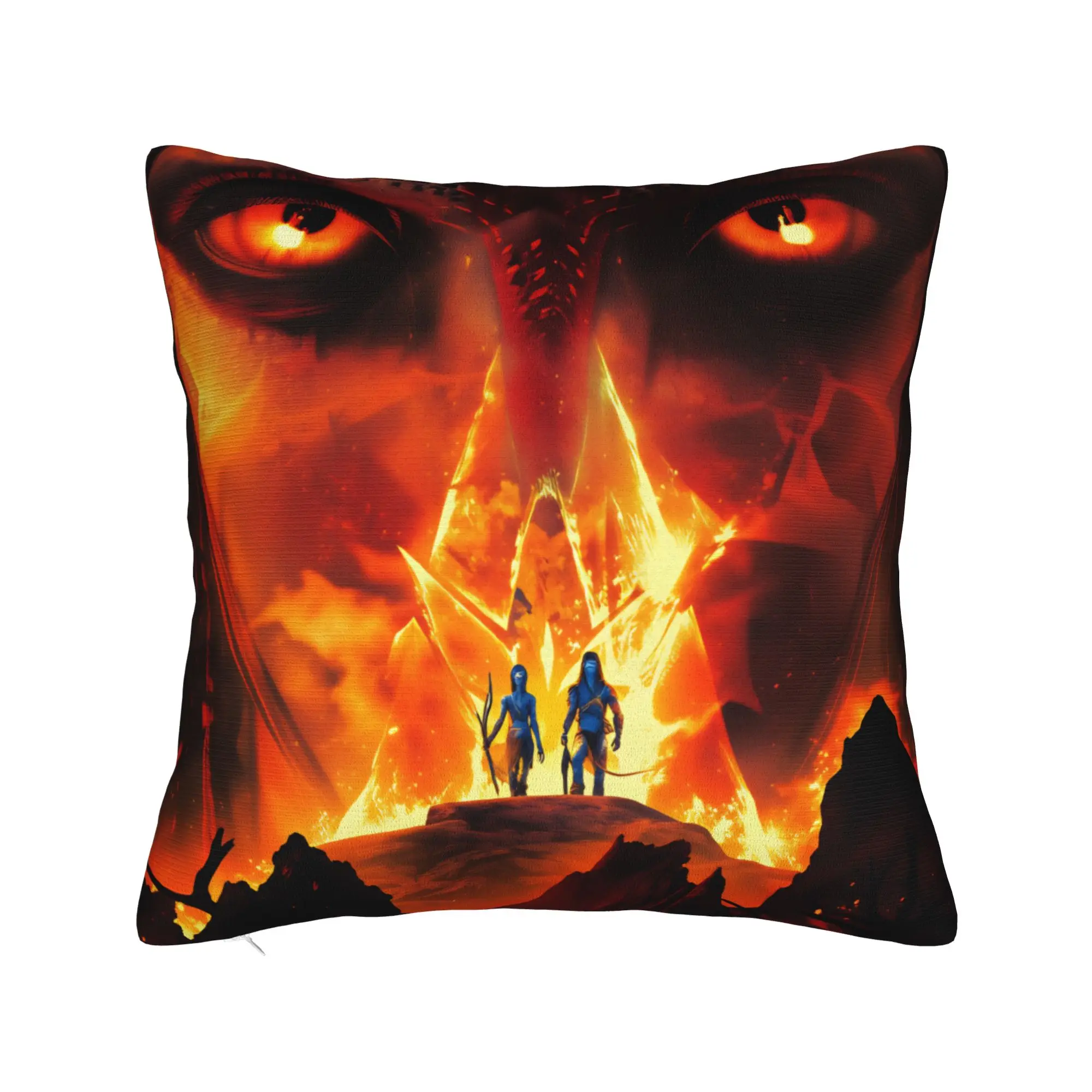 

Pillow Cover Avatars Fire And Ash Movie 2025 Retro Trendy Pillow Case For Chair Sofa Home Decor Pillowcases