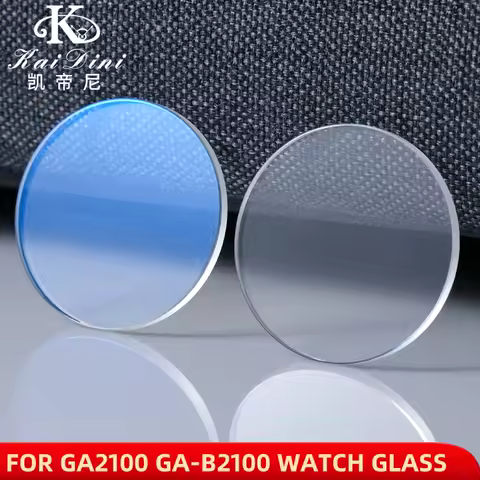 Sapphire/Mineral Glass Flat For Casio G-shock GA-2100 GA-B2100 blue light red light Watch crystal watch Parts