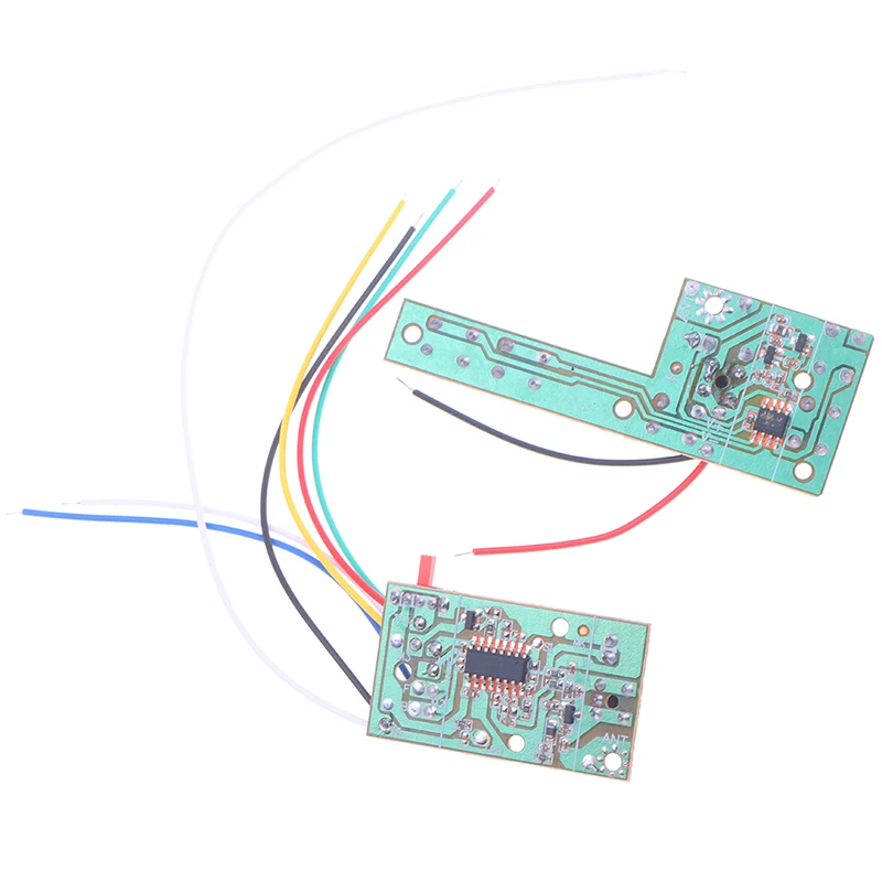 1 ensemble 5CH RC télécommande 27MHz Circuit PCB émetteur et récepteur carte avec antenne système Radio accessoires de voiture