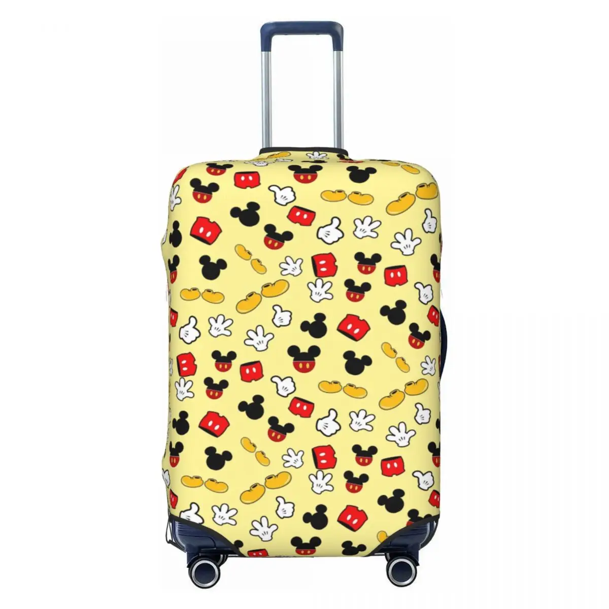 

Custom Mouse M-Mickeyes Mouse Suitcase Cover Elastic Travel Luggage Covers for 18-32 inch