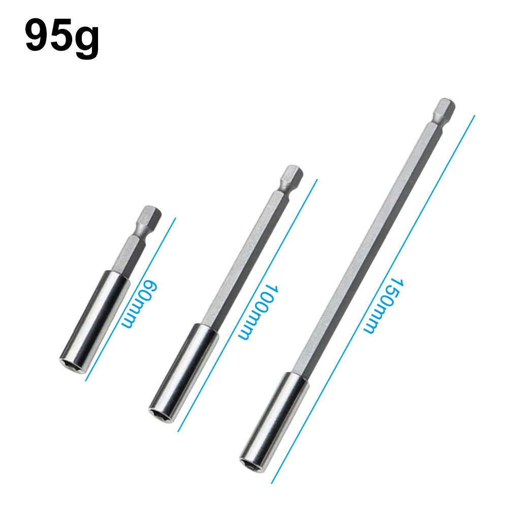 

1/4 быстросменный удлинитель с шестигранным хвостовиком, набор инструментов для отверток, 60/100/150 мм, удлинительный стержень с шестигранным хвостовиком