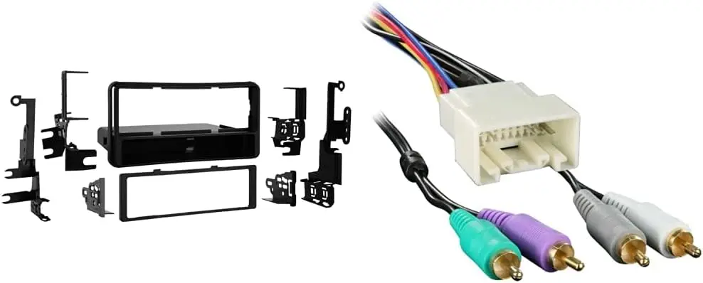 

Одиночный комплект DIN и жгут усилителя для Toyota Highlander/4Runner 2001-2007, черный