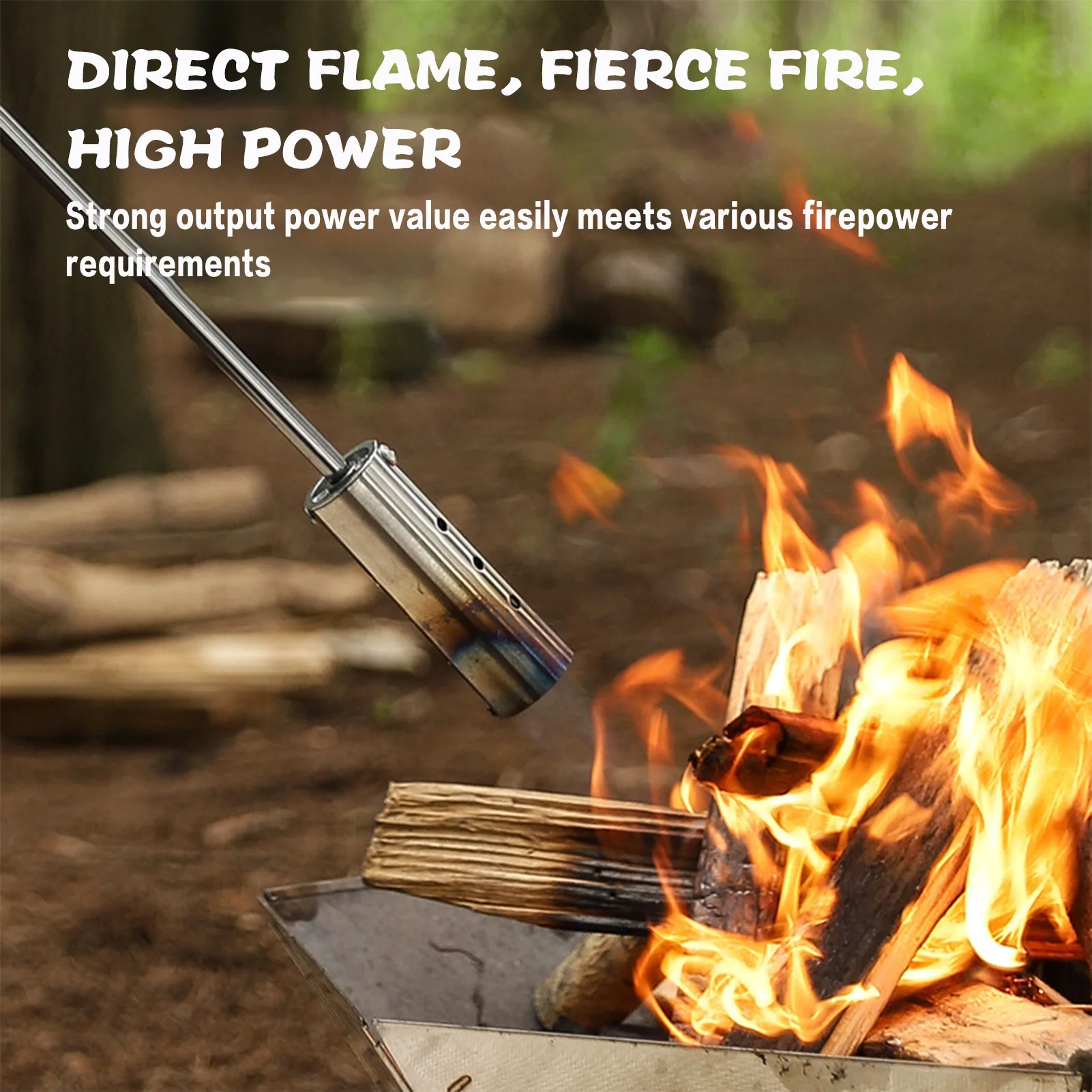 Heavy Duty Weed Torch  Gas Filled Cartridge Type Flamethrower for Weeding Melt Ice Charcoal Starte