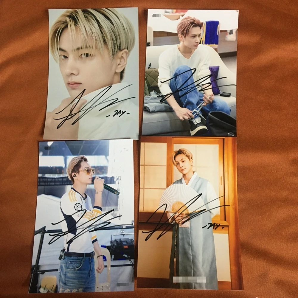 HYPEN JAY Autographed Photo 4*6 K-POP GIFTS COLLECTION 2024