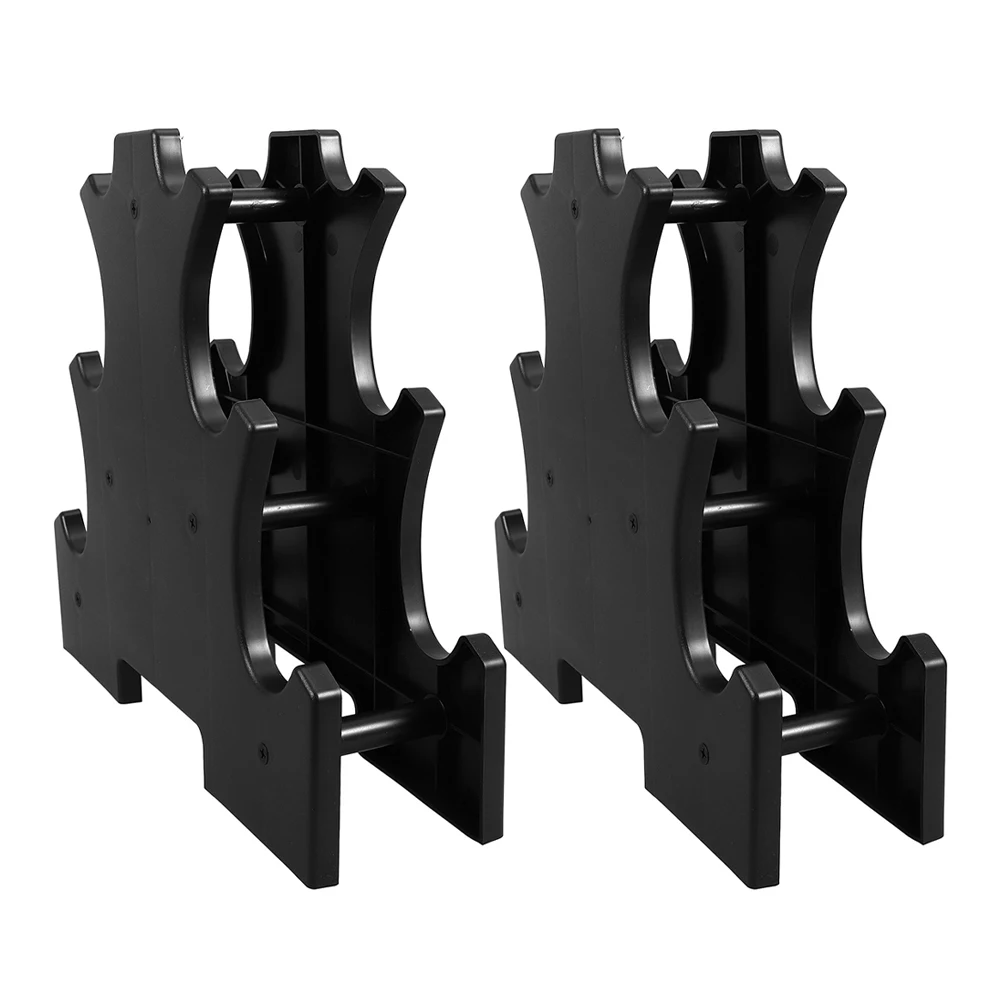 

2pcs Rack Heavy Duty Plastic Dumbbell Storage Floor Bracket For Home Gym Weight Stand Organizer Dumbbell Holder
