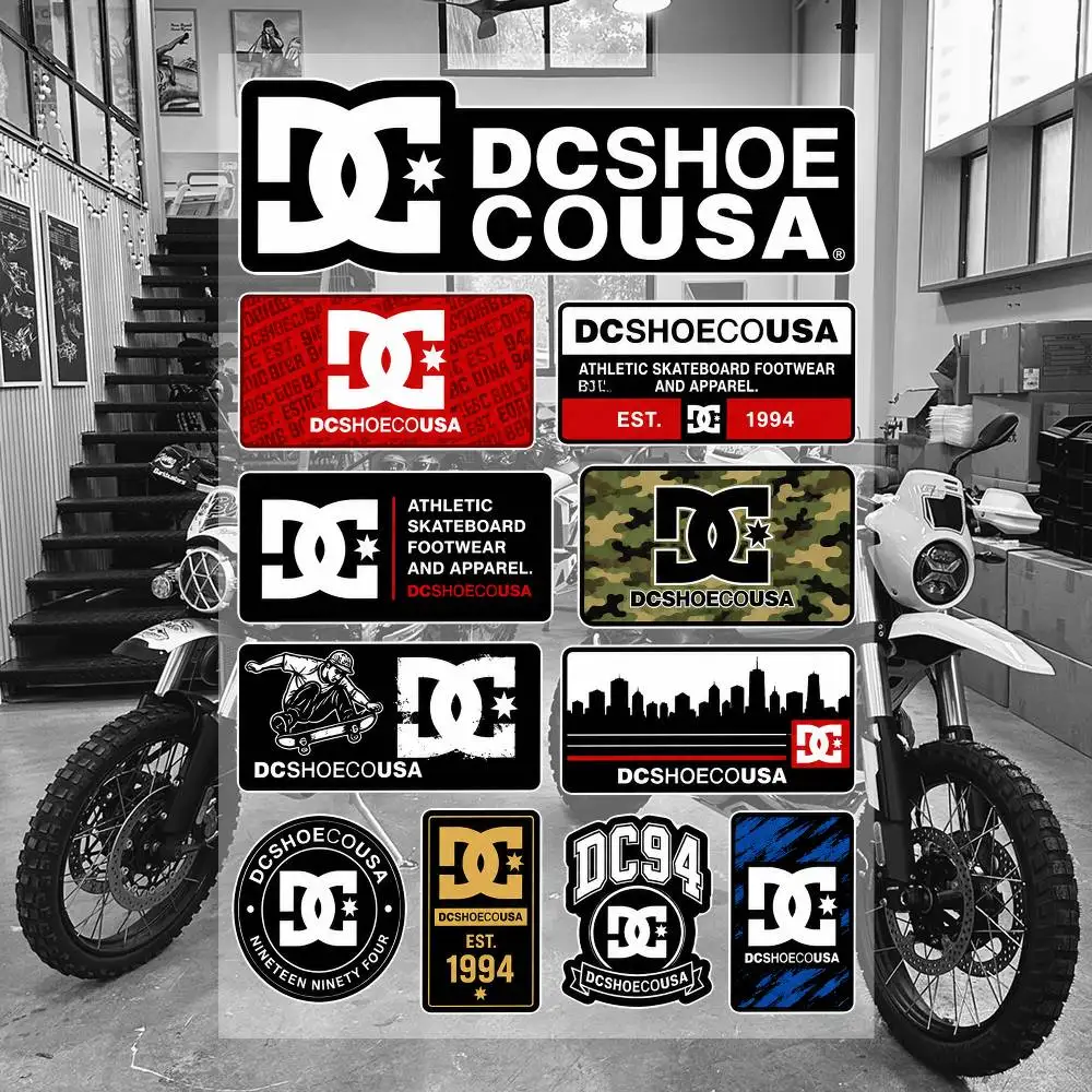 D-C-SHOE-C-Ou-SA Aesthetic Graffiti Stickers Waterproof PVC Decals for Car Motorcycle Skateboard Helmet Notebook