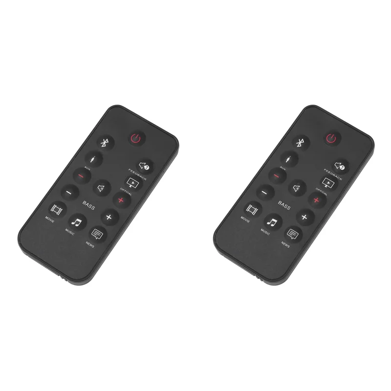 APPLIA-2X Wireless Remote Control For  Cinema SB150 Audio System Player Controller Black