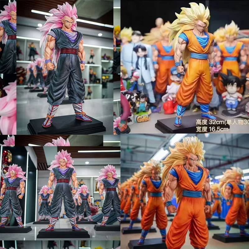

2025 New Jt Pink Goku Ssj3 Dragon Ball Z Son Goku Figure Super Saiyan 3 Goku Action Figures Jt Statue Collection Model Toys Gift