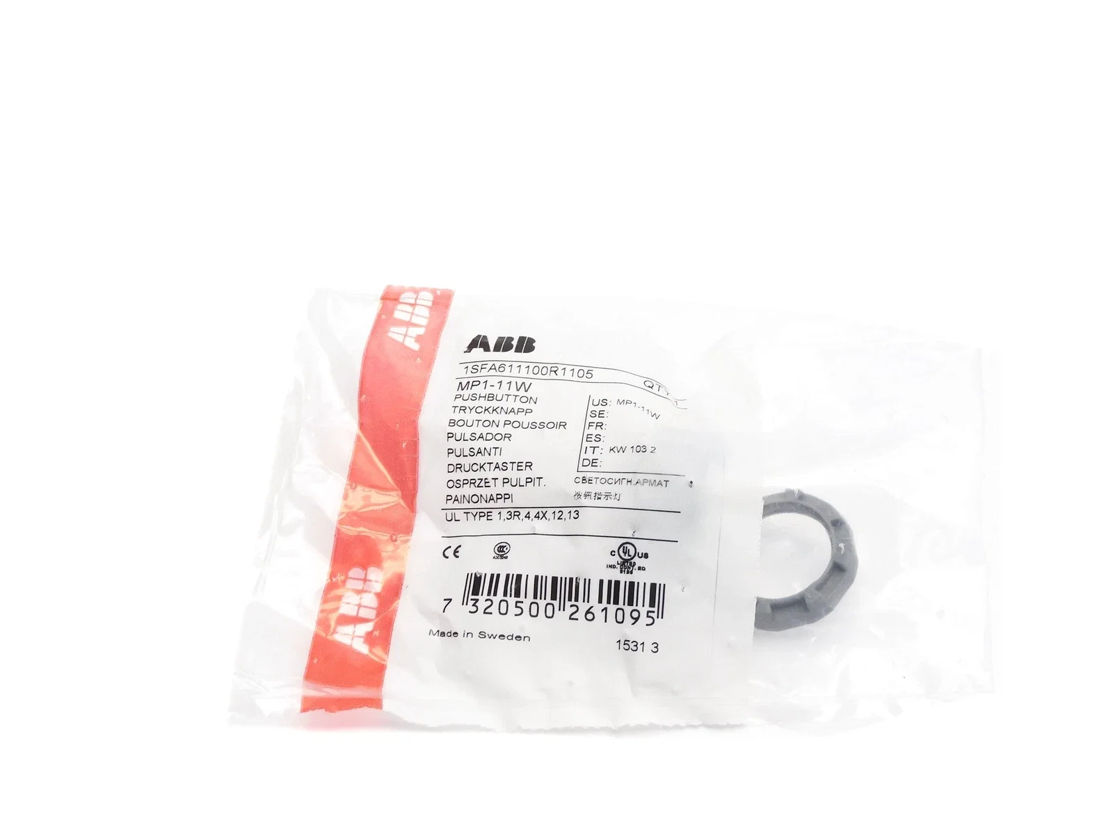 

10 pcs MP1-11W 10079092 1SFA611100R1105 pushbutton switch head