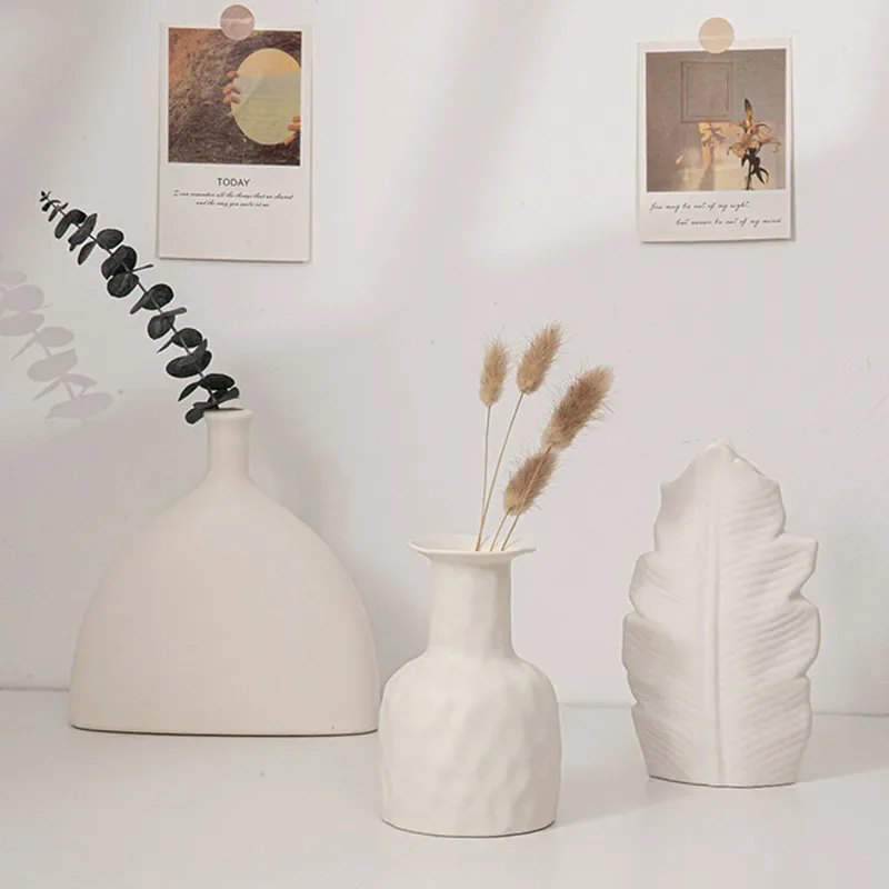

Nordic Plastic Vase for Artificial Flowers, Creative Irregular Faux Flower Vase, Fake Flower Arrangement Decoration, Home Living