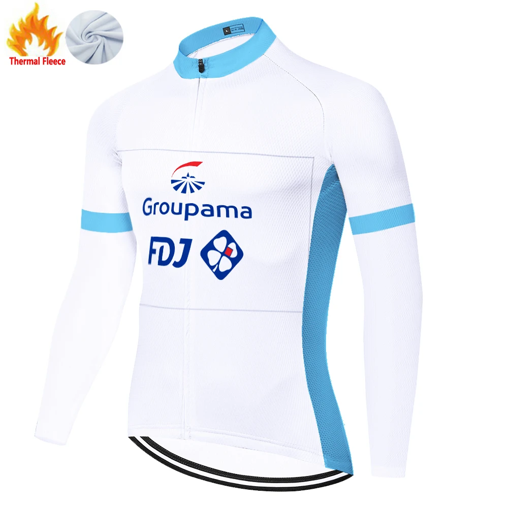 2024 FDJ winter fleece 자전거의류 tricota ciclismo hombre велоодежда для мужчин cycling jersey bike shirt maglia mtb maillot cyclisme