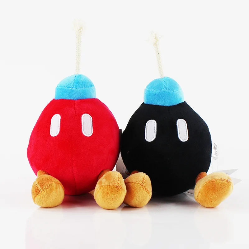 Super Mario Anime Game Luma Chico Black Bomb Doll Keychain Bag Backpack Pendant Kawaii Ornament Decoration Kids Charm Toys 15cm