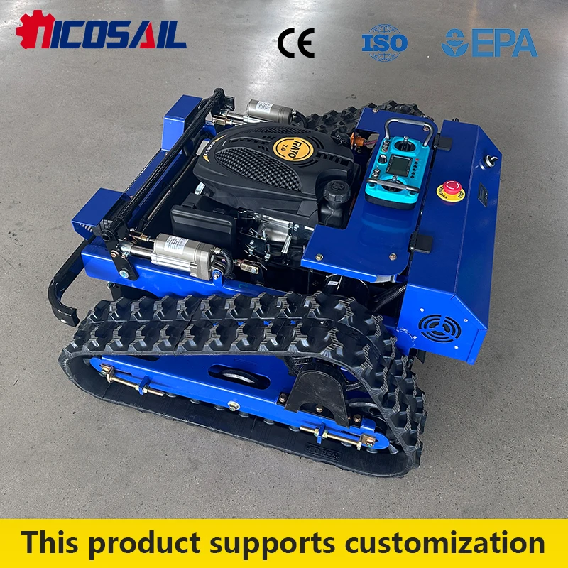 OEM Custom QL500 Remote Control Lawn Mower 500mm Cutting Width 2000-3000m²/h for Garden Orchard and Slope Mowing