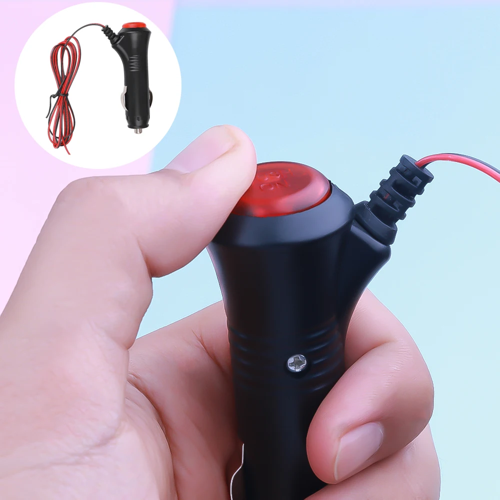 

1.5 Meter Car Cigarette Lighter Socket Plug Connector Cable 12V 24V Car Charger Power Adapter with On Off Switch for Car Light