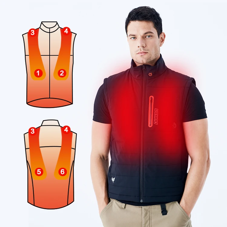 Motorbike Heated Vests Thermal Motorcycle Heating Vest Winter Windproof  Sleeveless Warm  Jacket