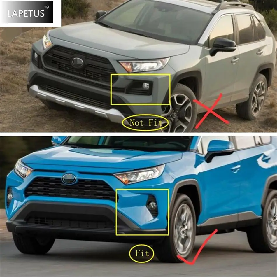 Stainless Steel Auto Front / Rear Bumper Corner Protection Strip Accessories Cover Trim For TOYOTA RAV4 RAV 4 XA50 2019 - 2024