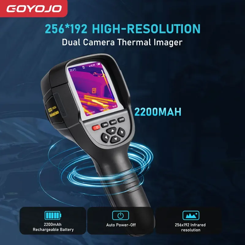 GOYOJO GW256 Handheld Thermal Imager Repair Detector Inspection Tool Infrared Thermometer Camera