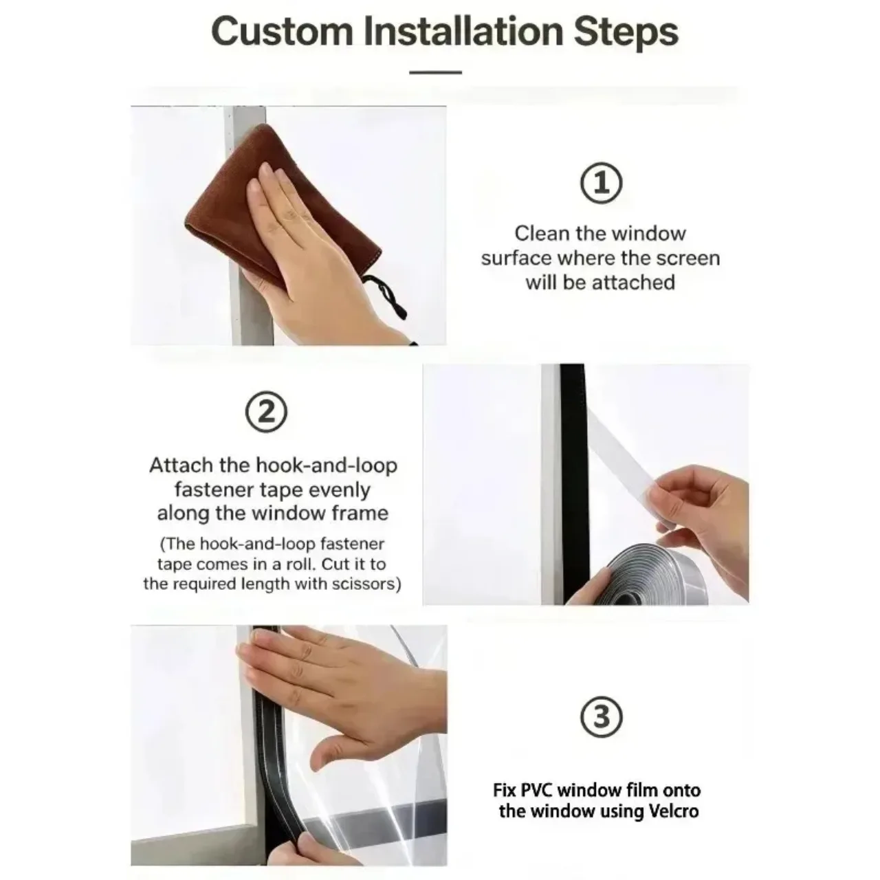 Winter Window Film Windproof Warm Sealing Plastic Cloth Cold Insulation Antifreeze New Style Winter Windproof Curtains 6