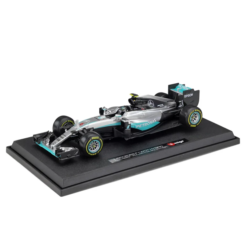 Bburago 1:18 Mercedes Benz F1 W07 Hybrid Formula One Model Car Metal F1 Car Racing Scale Simulator Diecast Alloy Toy Car B214