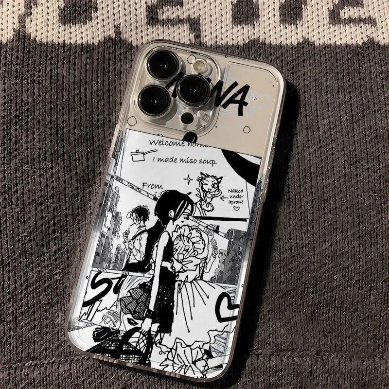 اليابان أنيمي نانا أوساكي قضية الهاتف ل Xiaomi Mi 11T Poco F5 X7 X6 X5 M4 X4 M3 X3 Pro NFC لايت GT Pro 4G 5G شفافة لينة بولي يوريثان #4