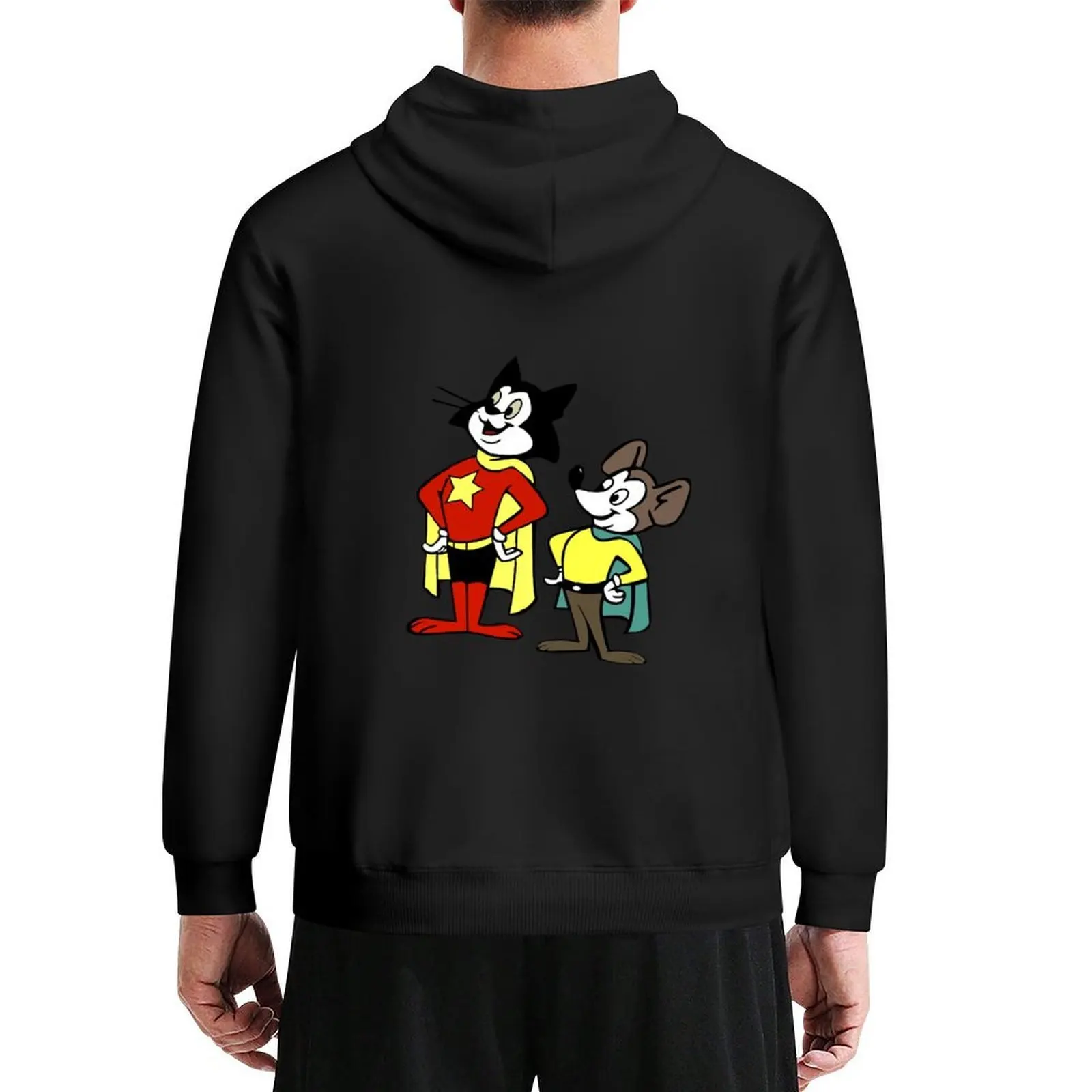 

Courageous Cat With Minute Mouse Hoodie autumn clothes autumn men's clothes mens designer clothes tracksuits