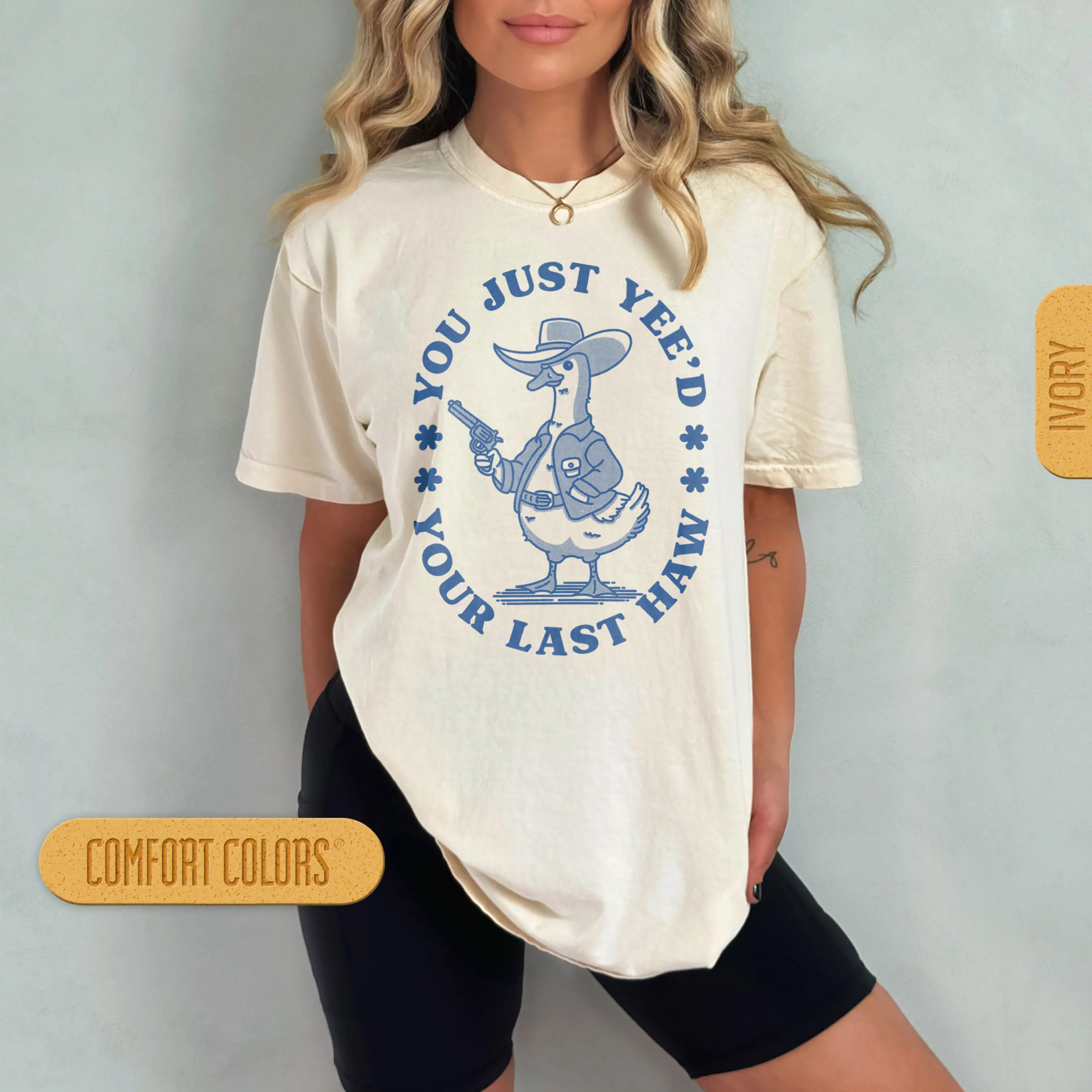 

Женская футболка больших размеров с забавным рисунком гуся, хлопковая дышащая модная и универсальная уличная одежда унисекс большого размера