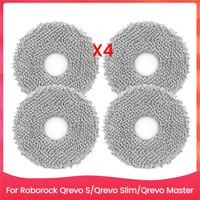 A20F-4PCS Mop Cloth… - image